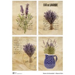 Декупажная карта Set lavender 1