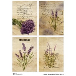 Декупажная карта Set lavender 2