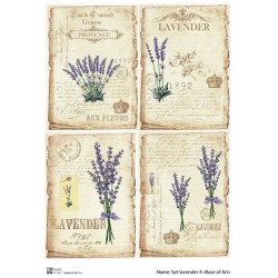Декупажная карта Set lavender 4