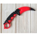 Нож сувенирный CS GO Керамбит красный