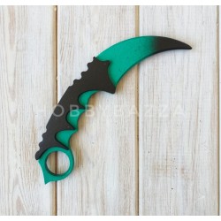 Нож сувенирный CS GO Керамбит изумруд