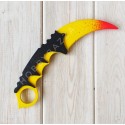 Нож сувенирный CS GO Керамбит желтый
