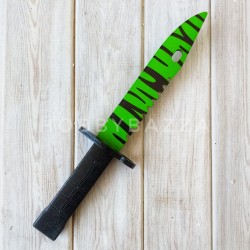 Штык-нож сувенирный CS GO салатовый тигр