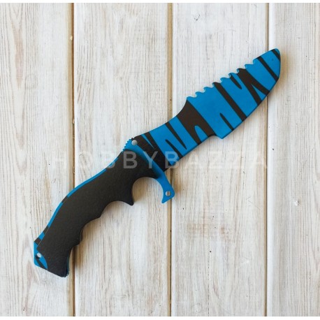 Нож сувенирный CS GO охотничий голубой тигр