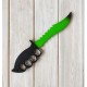 Нож CS Go сувенирный охотничий Кастет зеленый