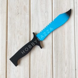 Нож сувенирный CS Боуи голубой