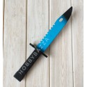 Штык-нож сувенирный CS GO голубой