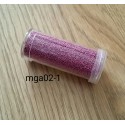 Микробисер в тубе MGA-02-1 фиолетово-малиновый