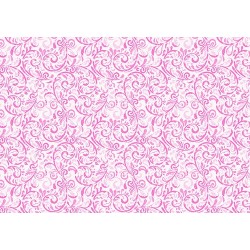 Декупажная карта Морозный фон розовый