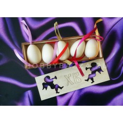 Пасхальный набор 5 яиц с ленточками