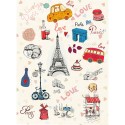 Рисовая бумага Любимый Париж