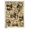 Рисовая бумага Мягкие панды