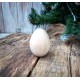 Деревянное яйцо 6,5 см с подрезом, деревянная заготовка для творчества купить