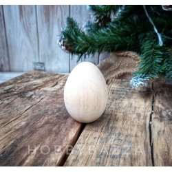 Деревянное яйцо 6,5 см с подрезом, деревянная заготовка для творчества купить