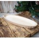Деревянная Сухарница Лодочка из массива липы ( 29.5 см), заготовка для резьбы, росписи, творчества, деревянная