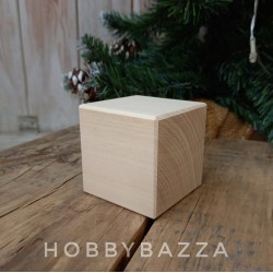 Деревянный кубик 6 см