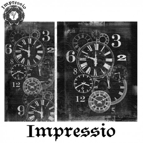 Декупажная карта Impressio Часы 16670