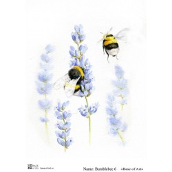 Декупажная карта Bumblebee 6 (Base of art)