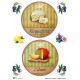 Декупажная карта Set cheese 5 Base of art